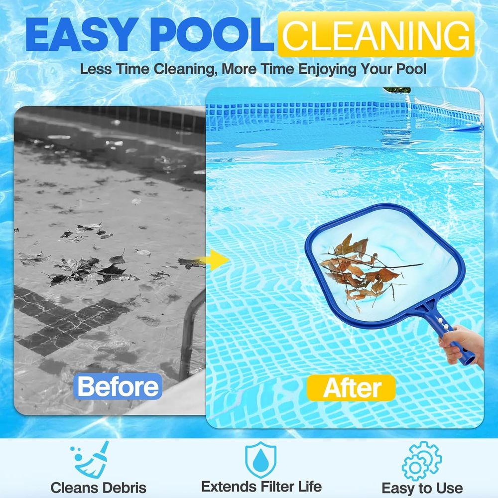 شبكة تنظيف حمامات السباحة شديد - مراجعة Pool Skimmer Net وسعره