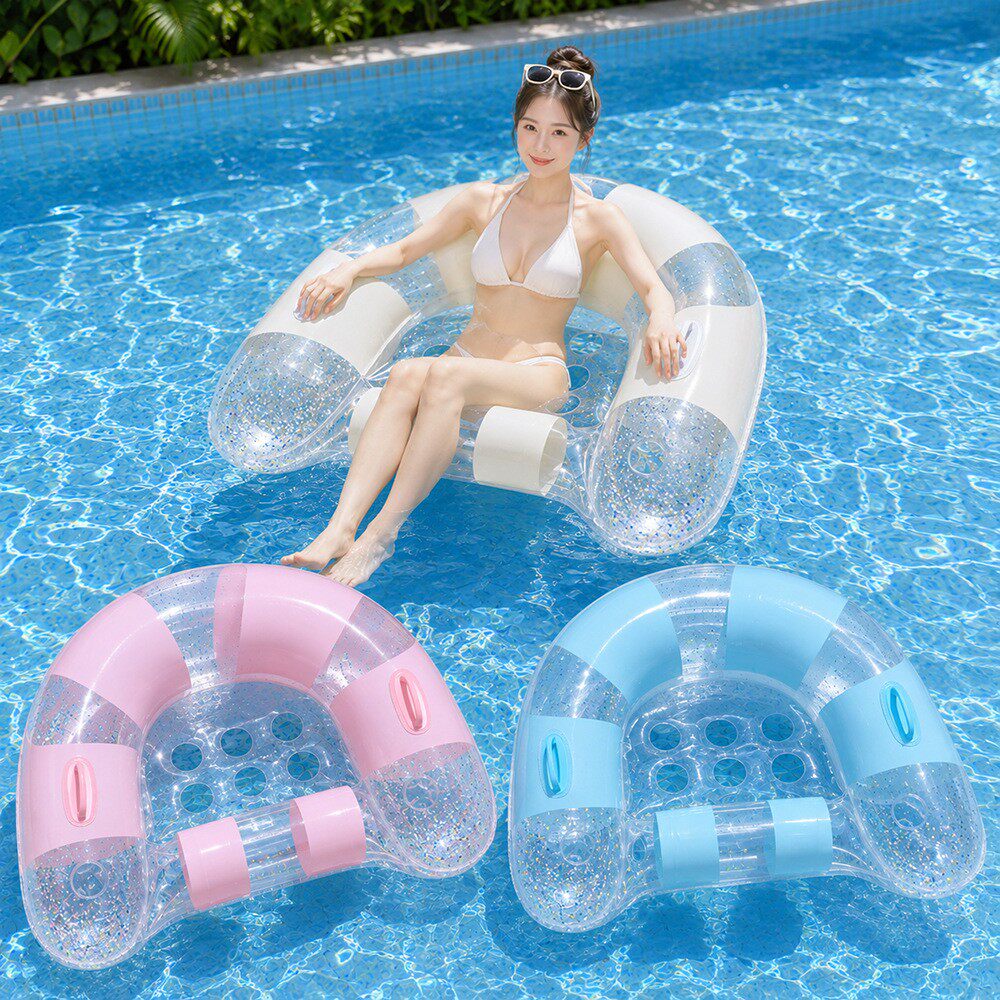 عوامة مسبح قابلة للنفخ للبالغي - مراجعة Pool Lounger Inflatable وسعره