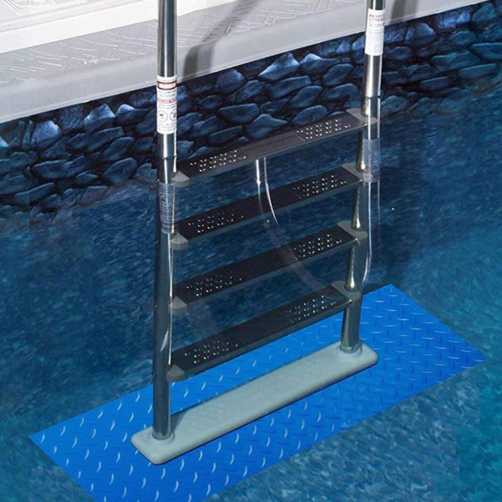 حمام سلم حصيرة السلامة عدم الا - مراجعة Pool Ladder Above Ground وسعره