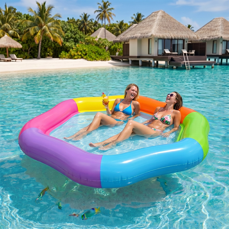 عوامة مائية قابلة للنفخ جديدة  - مراجعة Pool Lounger Inflatable وسعره