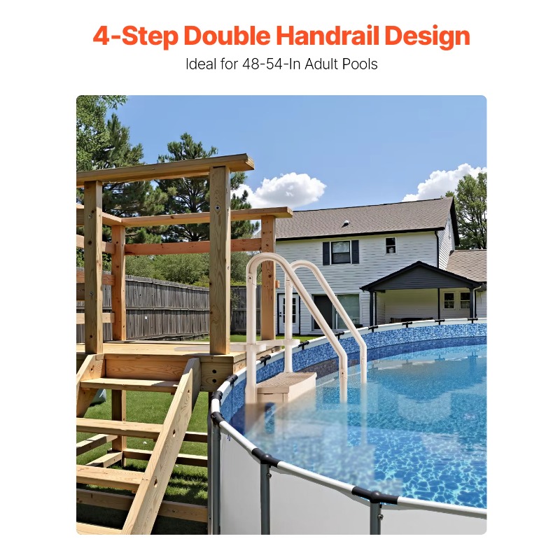 【منتج رائج】 سلم حمام السباحة ذ - مراجعة Pool Ladder Above Ground وسعره