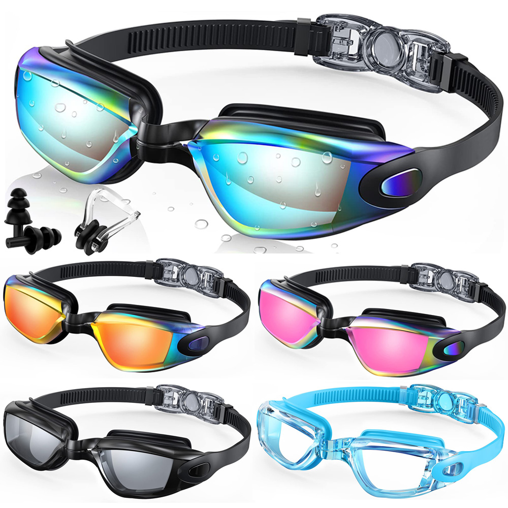 نظارات السباحة المهنية مقاوم ل - مراجعة Swim Goggles Anti Fog Uv وسعره