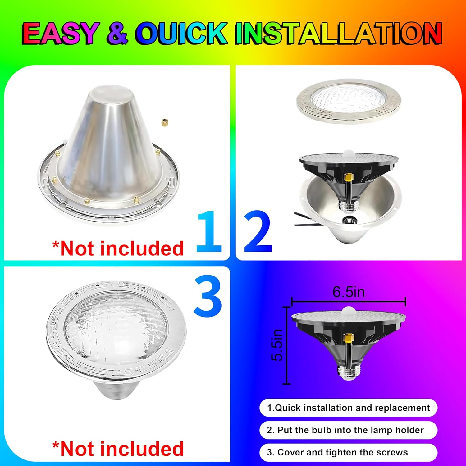 أضواء حمام السباحة الشمسية متع - مراجعة Pool Light Solar Rechargeable وسعره