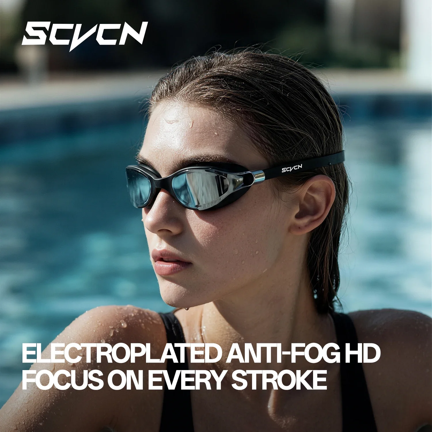 نظارات سباحة احترافية جديدة من - مراجعة Swim Goggles Anti Fog Uv وسعره