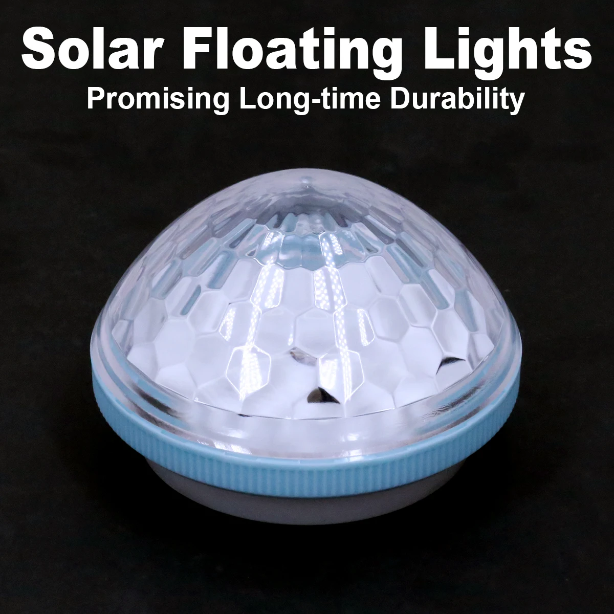 البوب الشمسية العائمة إضاءة حم - مراجعة Pool Light Solar Rechargeable وسعره
