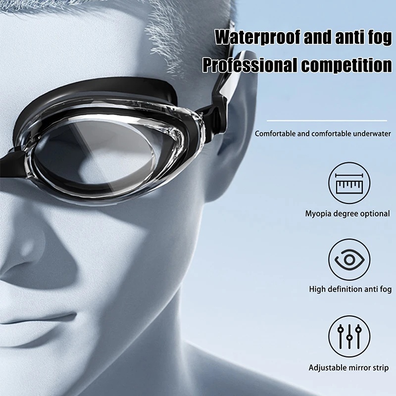 نظارات سباحة احترافية للبالغين - مراجعة Swim Goggles Anti Fog Uv وسعره