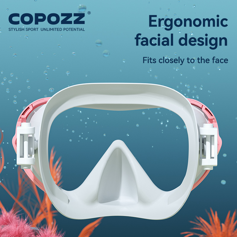 قناع غوص جديد من COPOZZ، قناع  - مراجعة Snorkel Mask Full Face وسعره