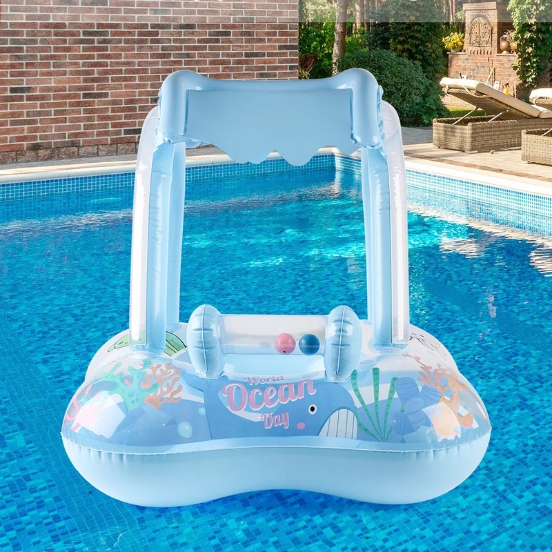 عوامة استرخاء قابلة للنفخ مع م - مراجعة Pool Float Ring Inflatable وسعره