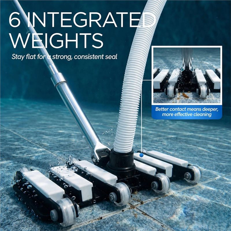 رأس مكنسة يدوية لتنظيف حمامات  - مراجعة Pool Vacuum Manual وسعره
